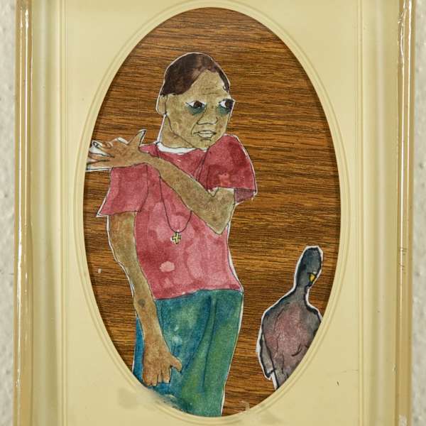 Sitdowns (Wood Boy) by Senalka McDonald, Image 1.