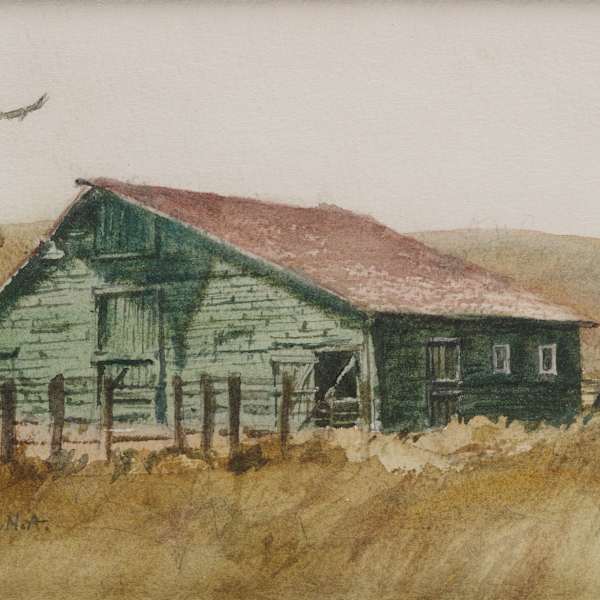 The Little Barn on the Main Route near Santa Ysabel by Eileen Monaghan Whitaker, Image 2.