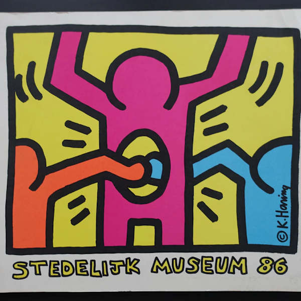 Stedelijk Museum Exhibition Catalog by Keith Haring, Image 1.