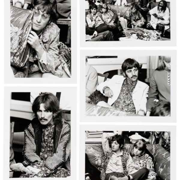 The Beatles Maharishi (5) Photographs from the Original Negative by Unknown, Image 1.