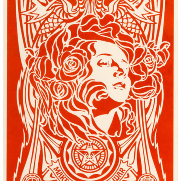 Nouveau Red by Shepard Fairey, Image 2.