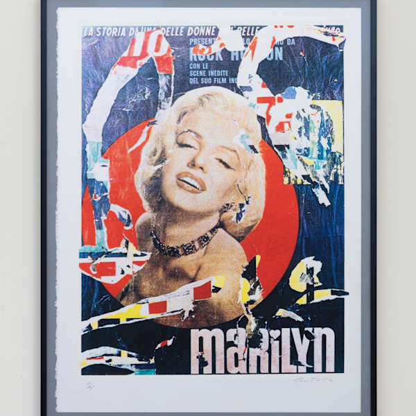 Marilyn 3 by Mimmo Rotella, Image 2.