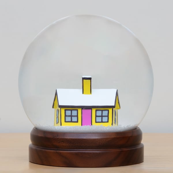 Home Globe (Yellow) by Richard Woods, Image 2.