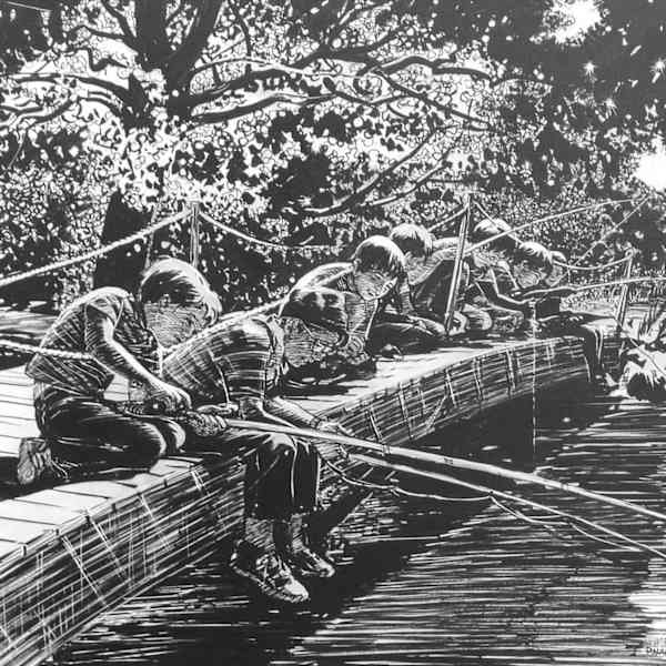 Ketring Park Fishing by Paula Butler, Image 1.