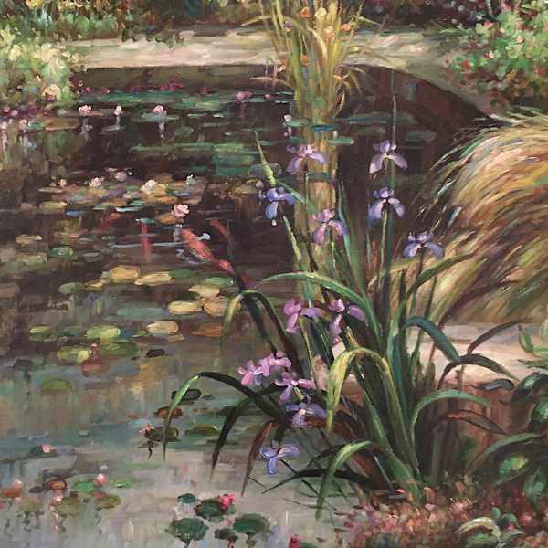 Water Lilies and Surrounding plants by Castanda, Image 1.