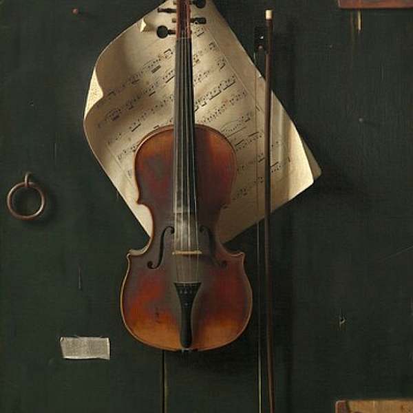 The Old Violin by William Harnett (after), Image 2.