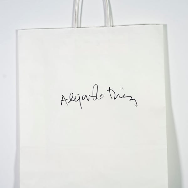 (Signed paper bag) by Alejandro Diaz, Image 1.