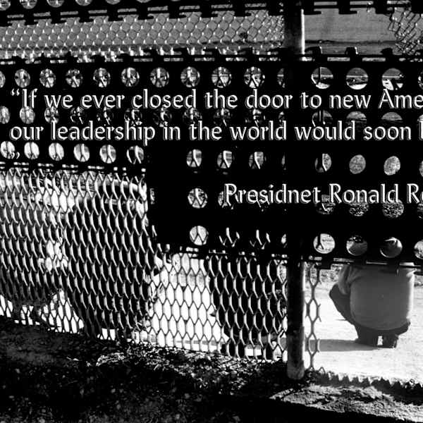 On the Border - Presidential Quotes by Bill Sandke, Image 1.