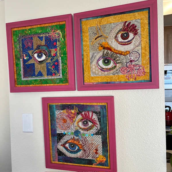 The Eyes Have It...Times 3 by Hermine Bernstein, Image 1.