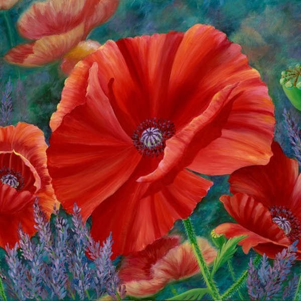 Poppies by Joan Hansen, Image 1.
