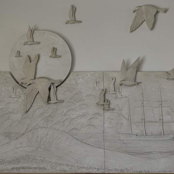 Sandcast Sculpture by Charles Faust, Image 1.