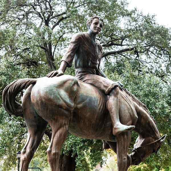 Young Andrew Jackson on a Horse by Anna Hyatt Huntington, Image 1.