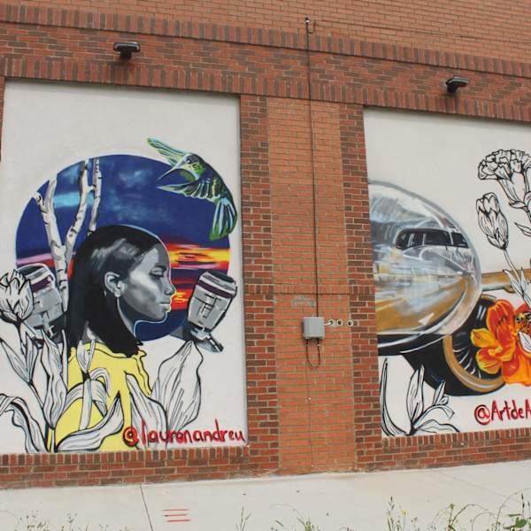 Five Points Mural by Lauren Andreu Daniel Andreu, Image 1.