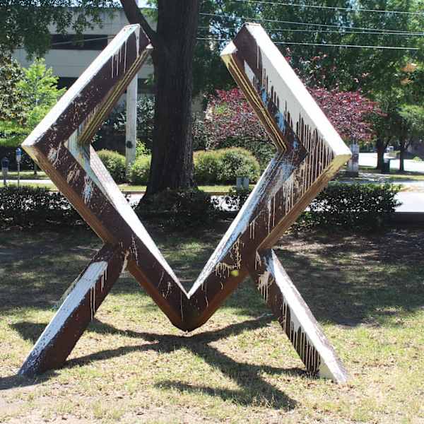 Steel Sculpture by Scott Mental, Image 1.
