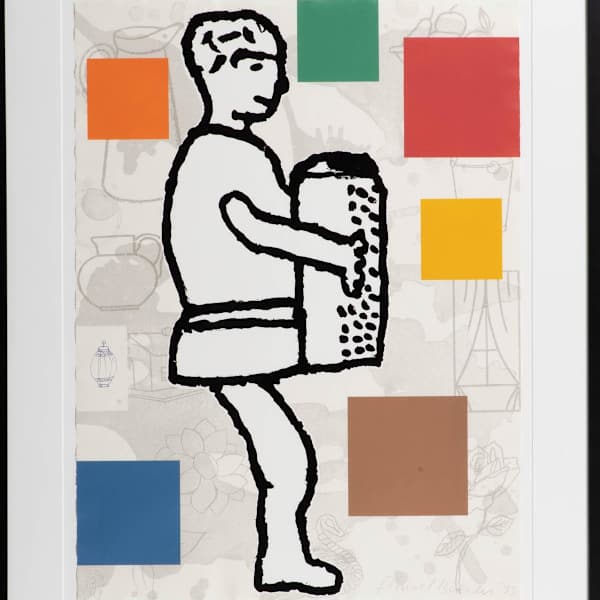 The Accordian Player #1, 1995 by Donald Baechler, Image 2.
