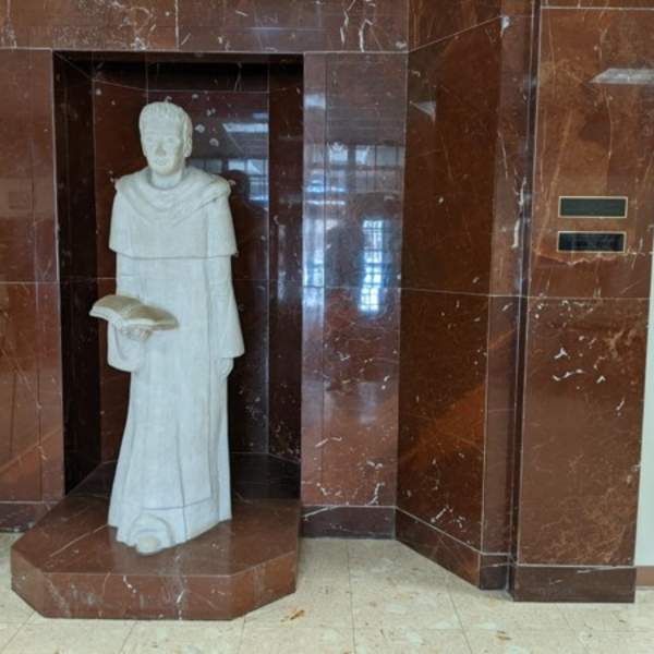 St. Thomas Aquinas by (Sister) Phyllis Mrozinski, Image 1.