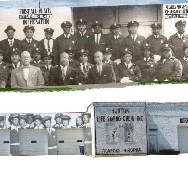 Hunton Lifesaving Crew Mural by James Divers, Image 1.