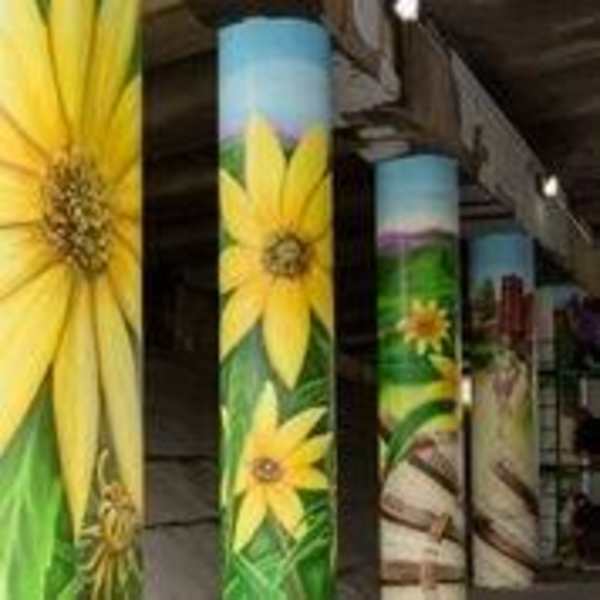 SE Gateway Mural by Brenda Councill, Image 1.