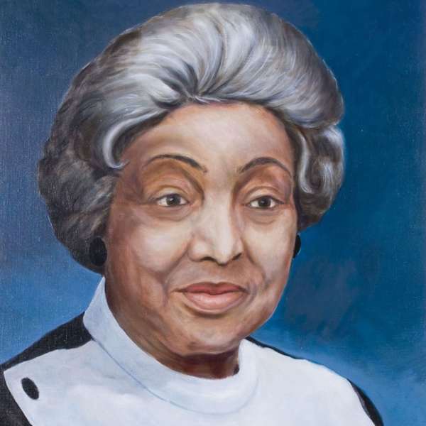Portrait of Mrs. Virgnia Y. Lee by Gwynn Kinsey, Image 1.