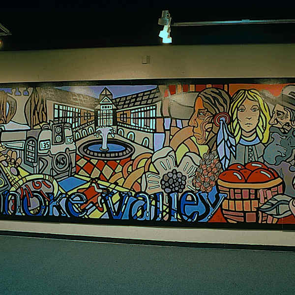 Roanoke Valley Mural by Allen Carter, Image 1.