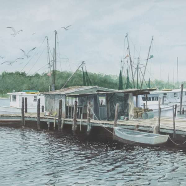 Shrimpers by John Will Creasy, Image 1.