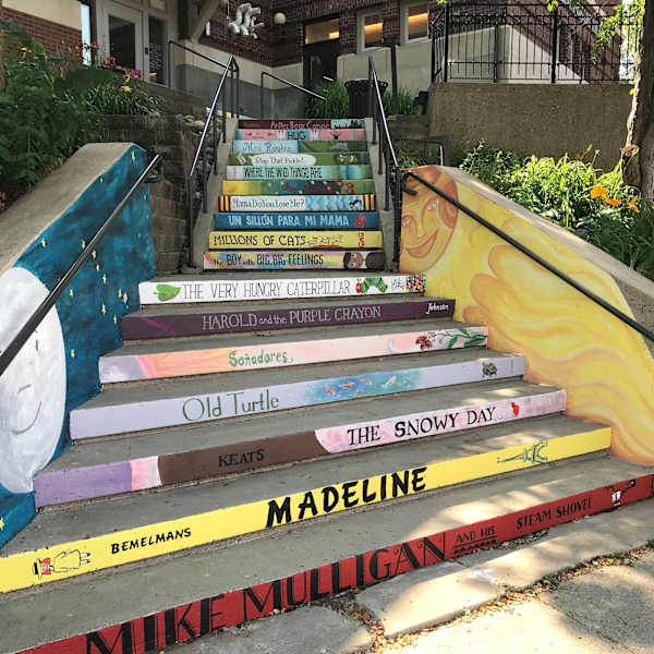 Literary Steps by Kathy Ness, Kate Woodstrup, Image 1.
