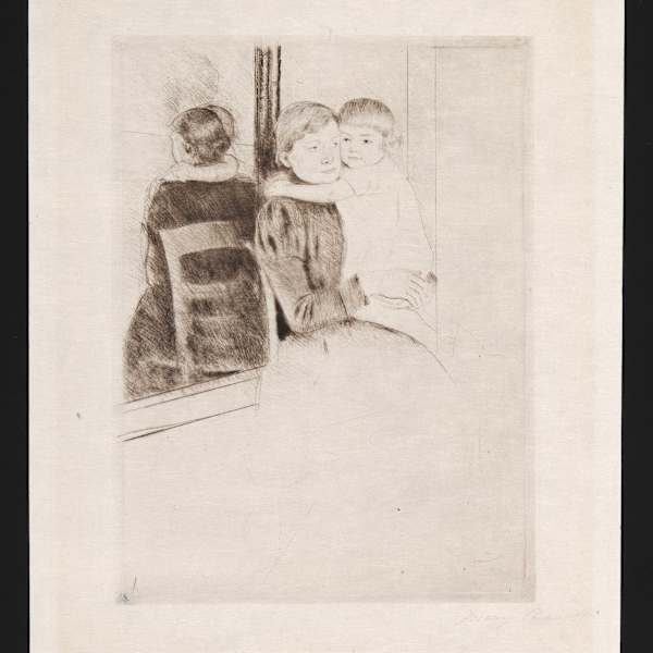 The Mirror by Mary Cassatt, Image 1.