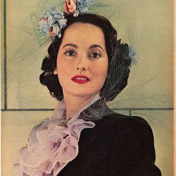 Merle Oberon Sunday News by Harry Warnecke, Image 1.