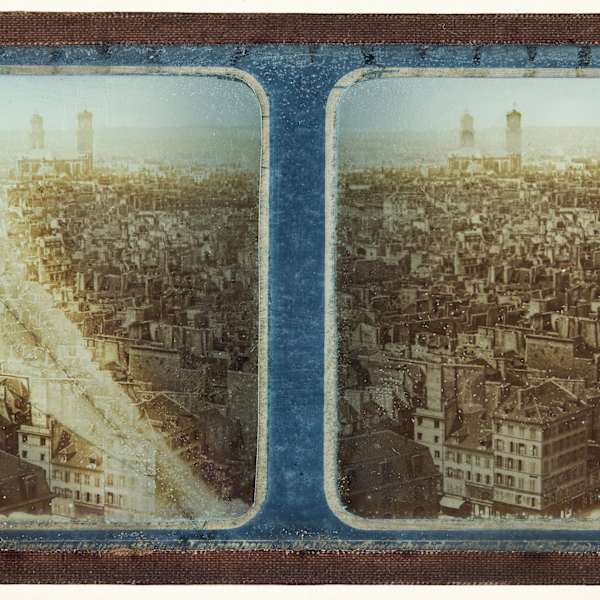 Paris fr. Notre Dame, St. Sulpice in the middle by Langenheim Brothers, Image 1.