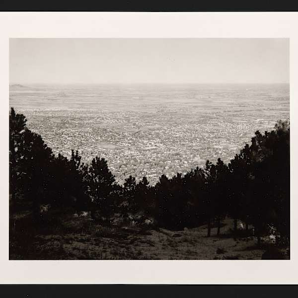East from Flagstaff Mountain, Boulder Co. Colorodo 1975 by Robert Adams, Image 1.
