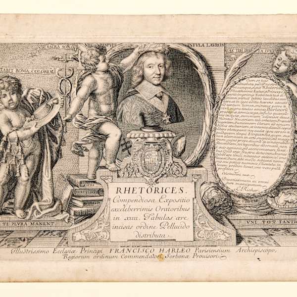 Portrait of Francois de Champvallon de Harlay (Paris 1625-Paris 1695) by Anonymous, Image 1.
