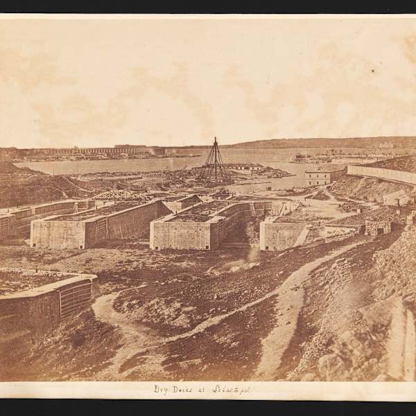 Dry Dock at Sebastopol by Unknown Artist, Image 1.