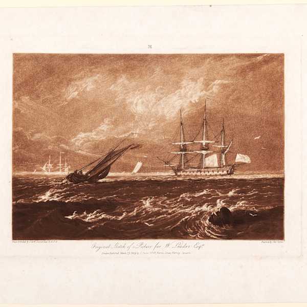 The Leader Sea by Joseph Mallord William Turner, Image 1.