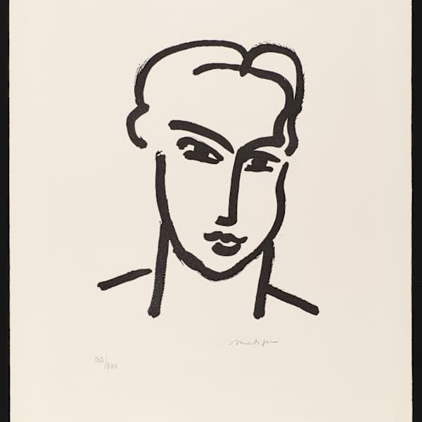 Large Head of Katia (Grande Tête de Katia) by Henri Matisse, Image 1.