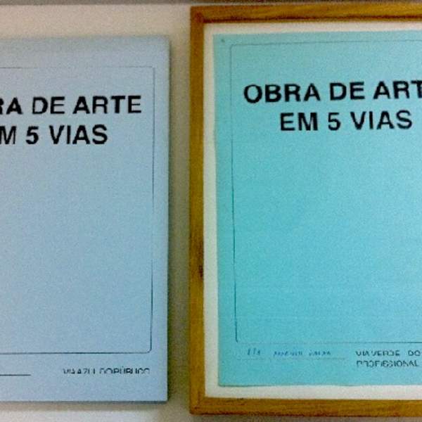 Obra de arte em cinco vias by Marcius Galan, Image 1.