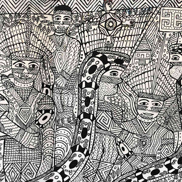 YUBE NAWA AIBU (povo mulher jibóia) by Isaías Sales (Ibã huni kuin), Image 1.