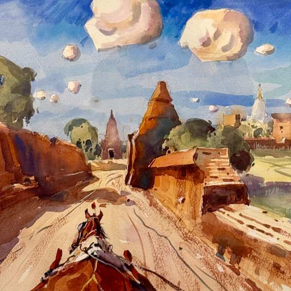 Min Nan Thu, Bagan (2022) by Arkar Myo, Image 1.