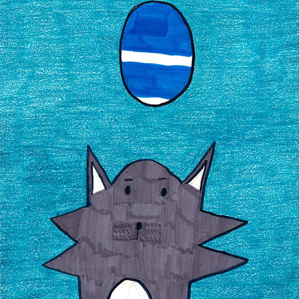 Wolf & Ball by Rebecca Hurley, Image 4.