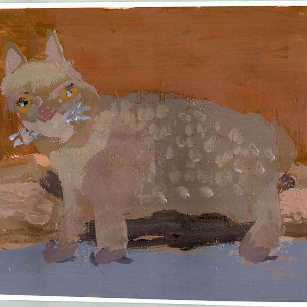 A Gold Kitty Cat by Gillian Colhoun, Image 1.