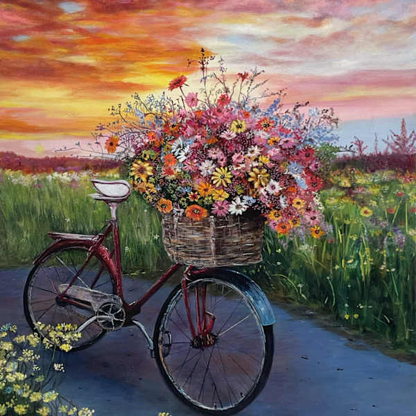Bicycle in Bloom by Brenda Cotto, Image 1.