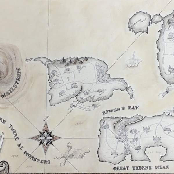 A New & Accurate map of the Caampis Islands by Taima Mary Anne Kern, Image 2.