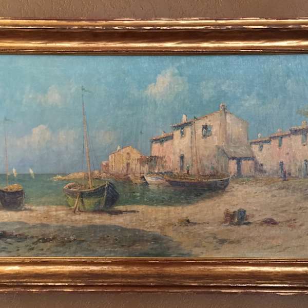 Coastal Scene by F. Calmard, Image 1.