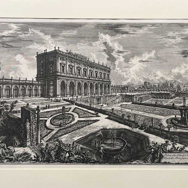 Vedute di Roma (Views of Rome): The Villa Albani by Giovanni Battista Piranesi, Image 4.