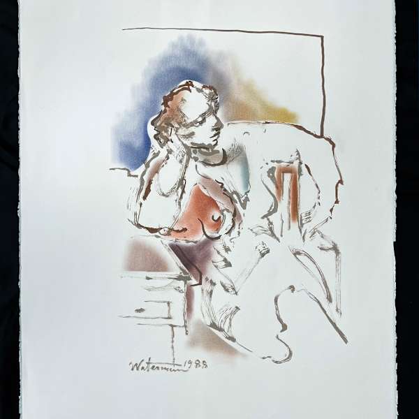 Drawing by Michael Waterman, Image 1.