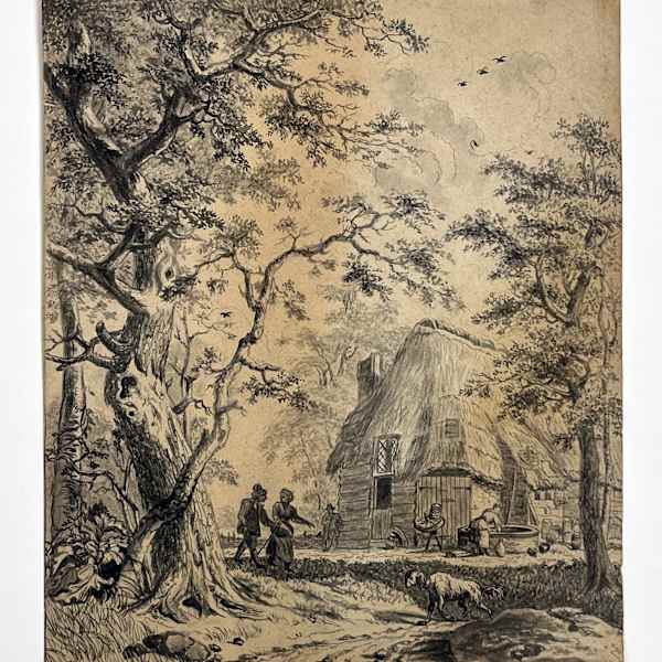 Rustic Scene by French School, Image 2.