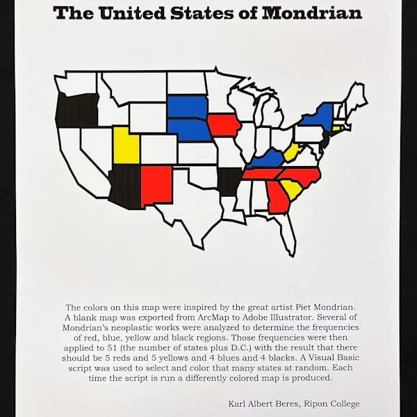 The United States of Mondrian by Karl Beres, Image 1.