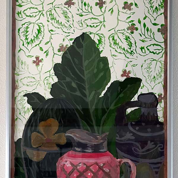 Title unknown, (pitcher and foliage). Short Story Set #2 by Stella Lie, Image 3.