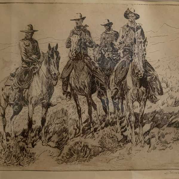 Ranchers by Edward Borein, Image 1.