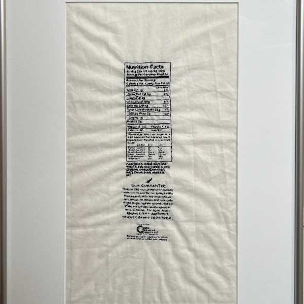 Nutrition Label Series by Tracy Lynn Matthias, Image 1.