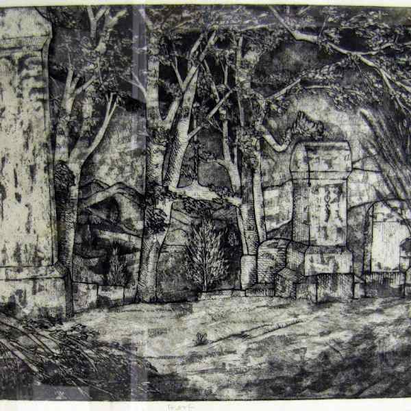 Church Yard (Proof) by Joe Chovan, Image 1.